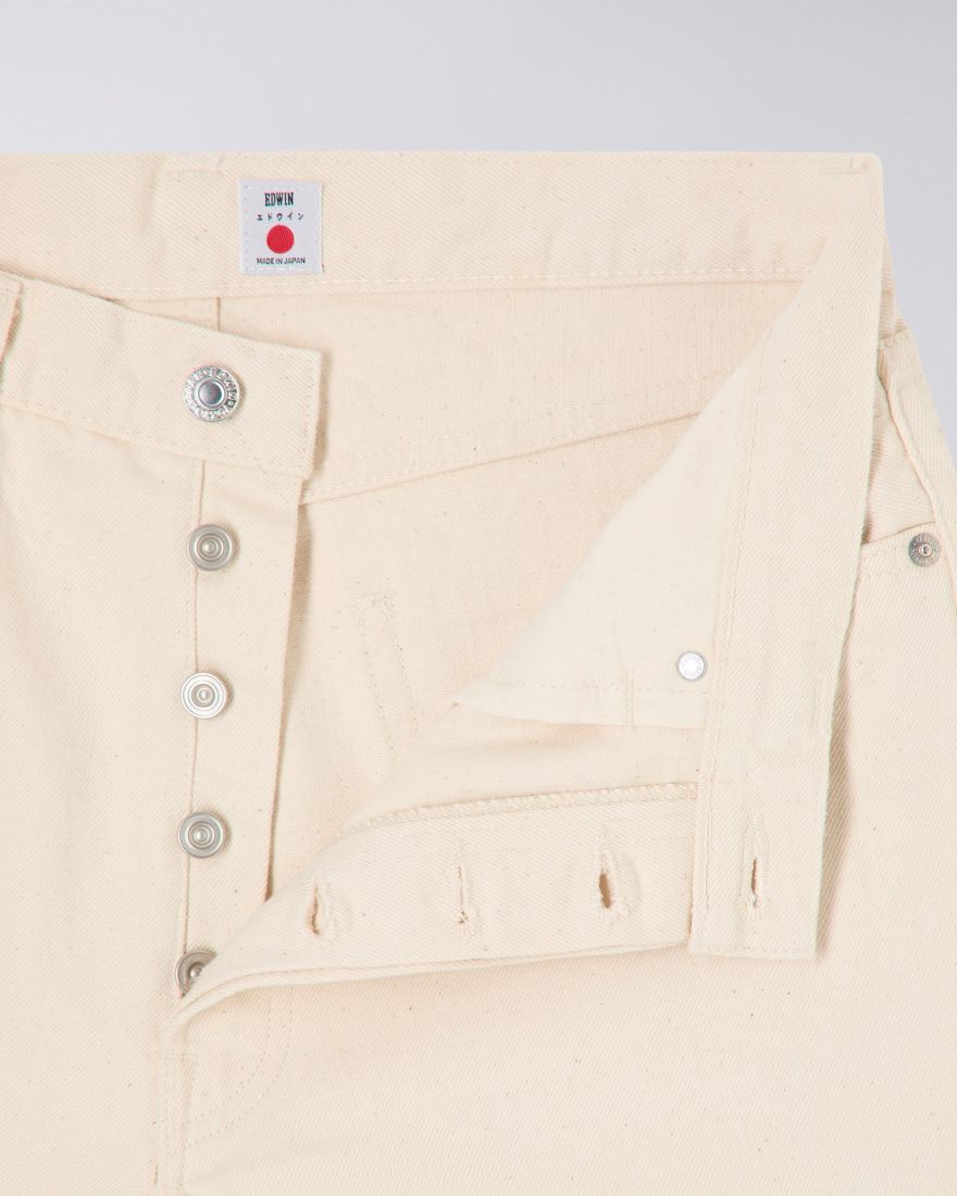 Edwin - Loose Fit Jeans - Kurabo Natural Red Selvage - Rinsed - Pantalons et Shorts - I034257