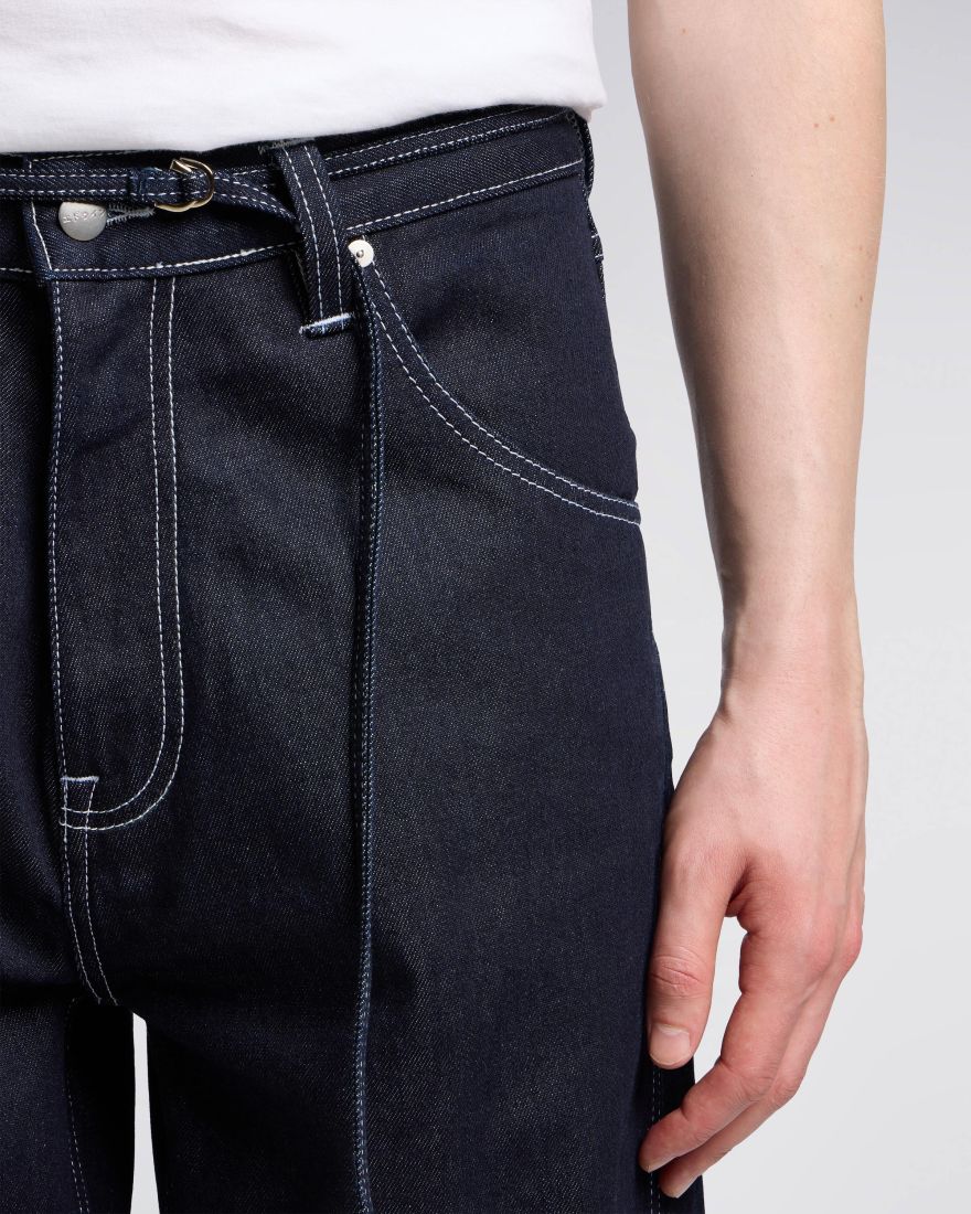 Edwin - Panelled Belt Ted Tyrell Pant - Lombard Blue Unwashed - Pantalons et Shorts - I 0 3 4 9 8 8 . 0 1 . 9 9 . 3 2