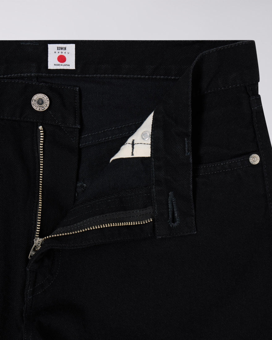 Edwin - Regular Tapered Jeans - Black - Unwashed - Pantalons et Shorts - 