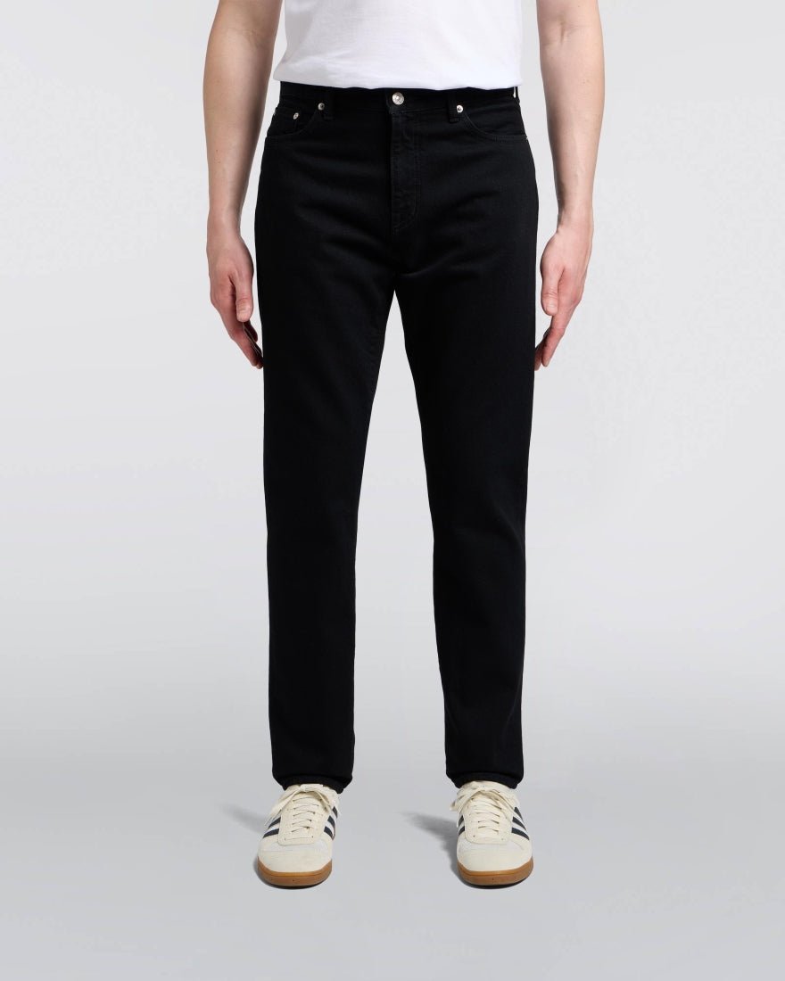 Edwin - Regular Tapered Jeans - Black - Unwashed - Pantalons et Shorts - 