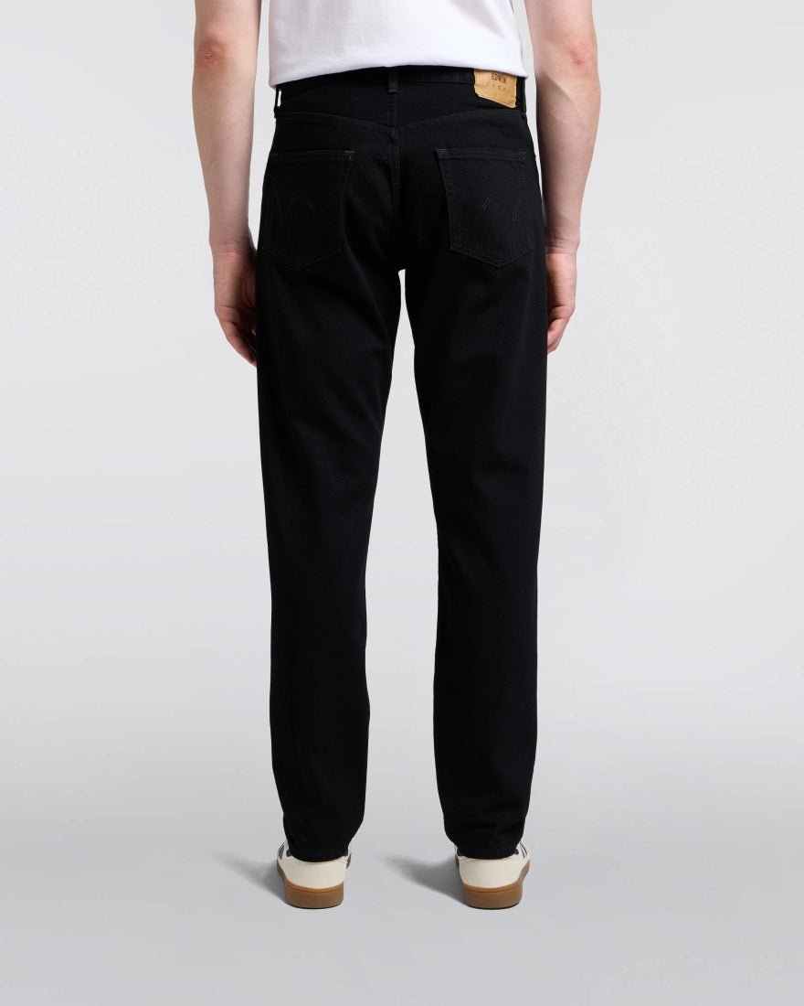 Edwin - Regular Tapered Jeans - Black - Unwashed - Pantalons et Shorts - 