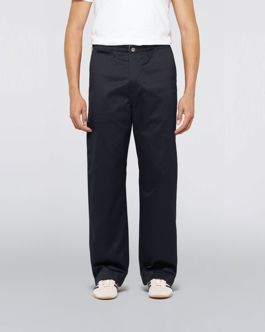 Edwin - Wide Trousers - Navy Unwashed - Pantalons et Shorts - I036711