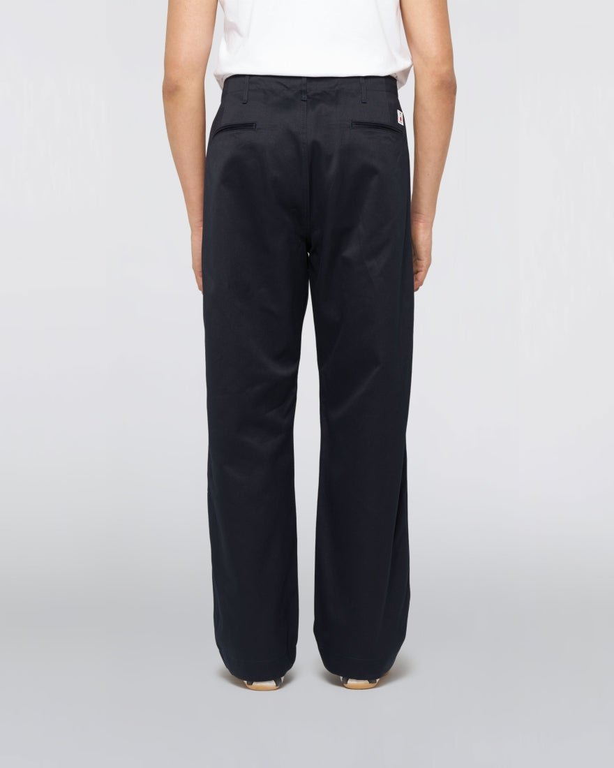Edwin - Wide Trousers - Navy Unwashed - Pantalons et Shorts - I036711