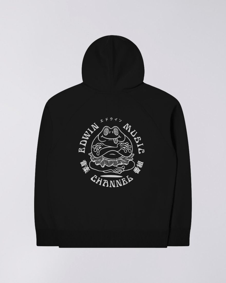 Edwin - Music Channel Hoodie - Black - Pulls et Sweats - I033470