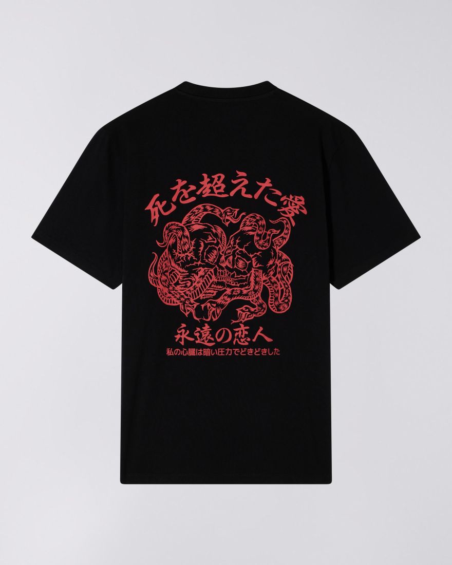 Edwin - Forever Lover T-shirt - Black - T-shirts - I035030.02.67.03