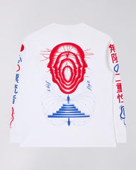 Edwin - Mind Drifter T-shirt LS - White - T-shirts - I034167