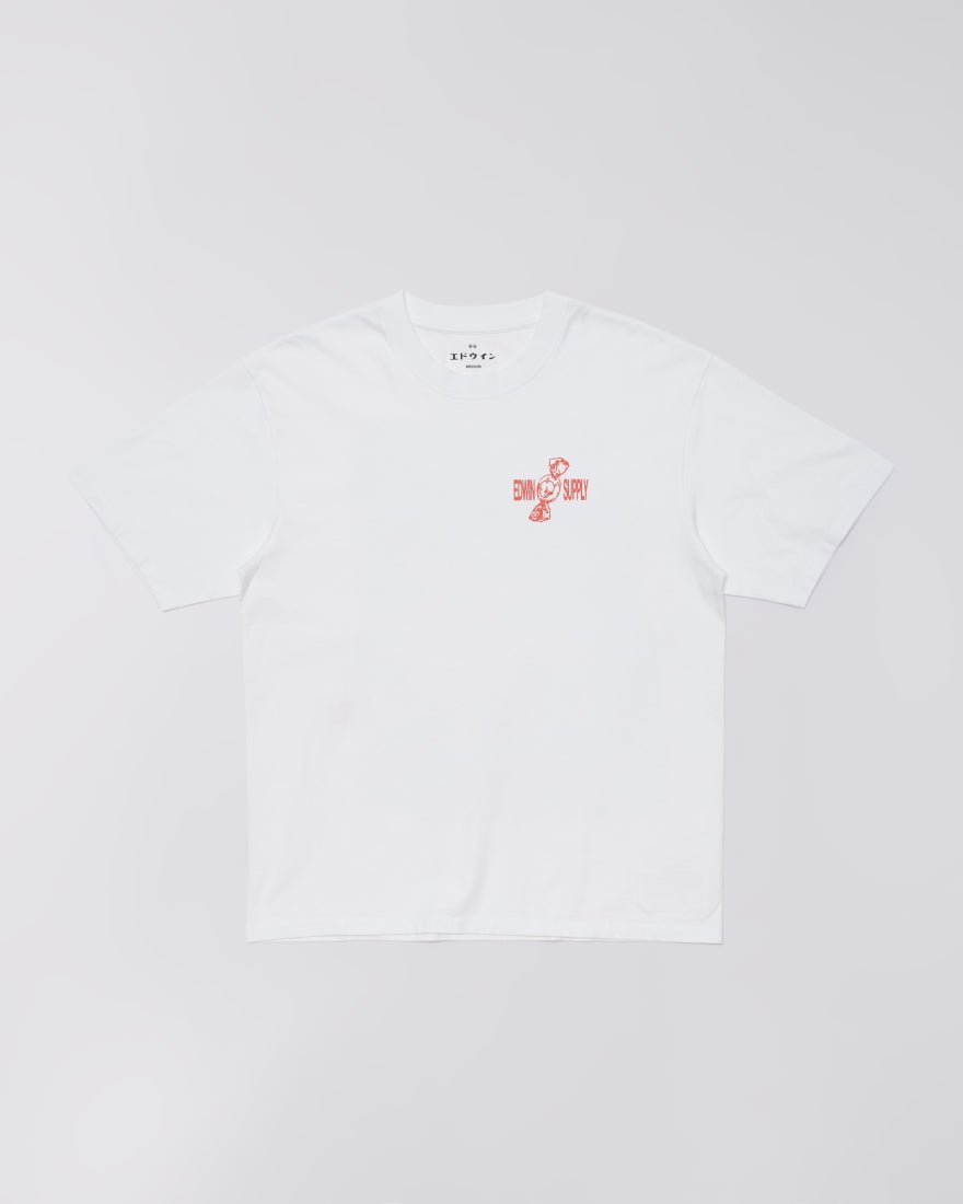 Edwin - T-shirt Sorry Tokyo - White-T-shirts-I036640
