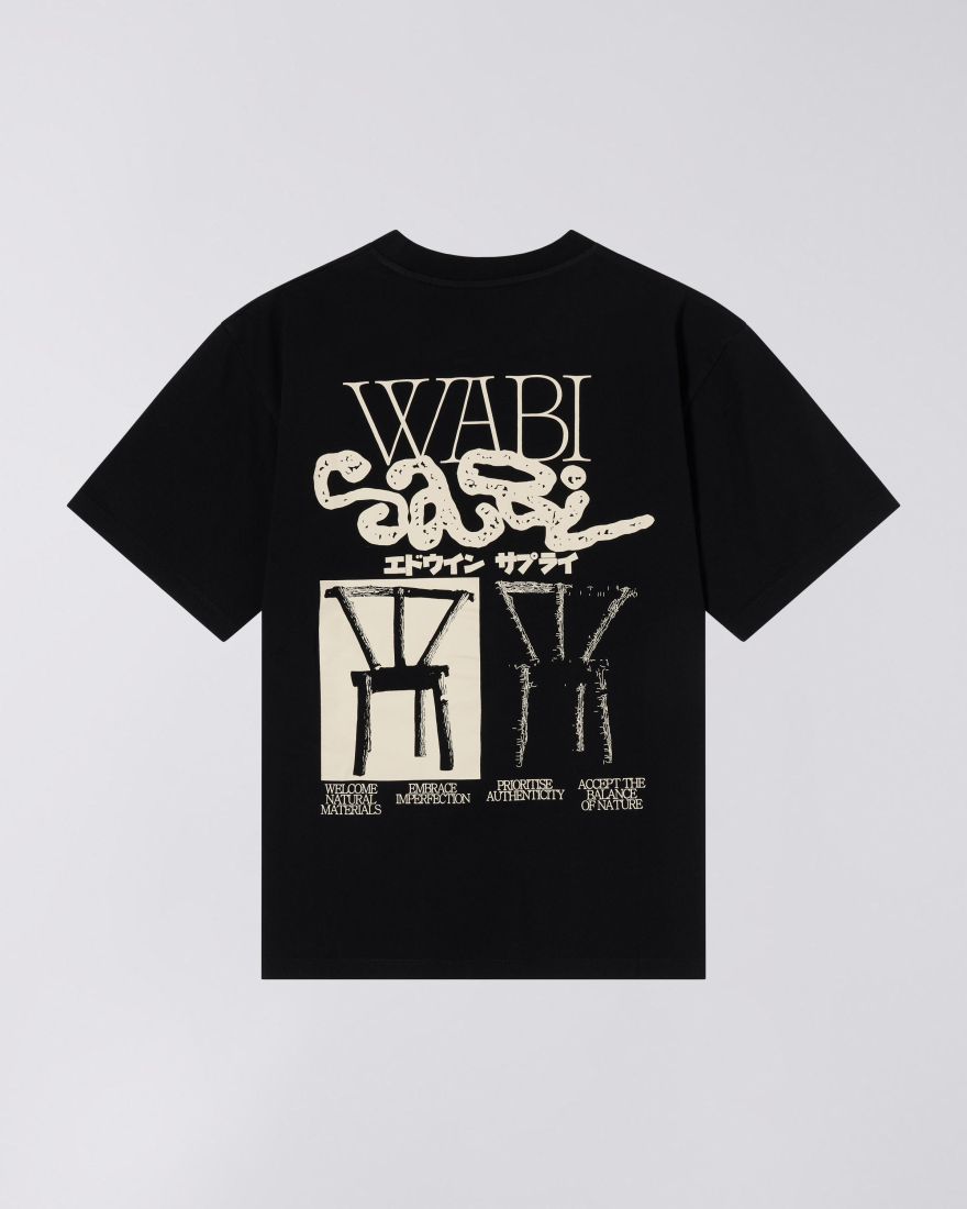 Edwin - T-shirt Wabi Sabi - Black - T-shirts - I036074_89_67