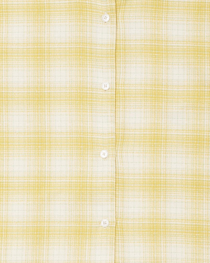 Edwin - W' Isia Shirt - Yellow/White-Tops-I036480