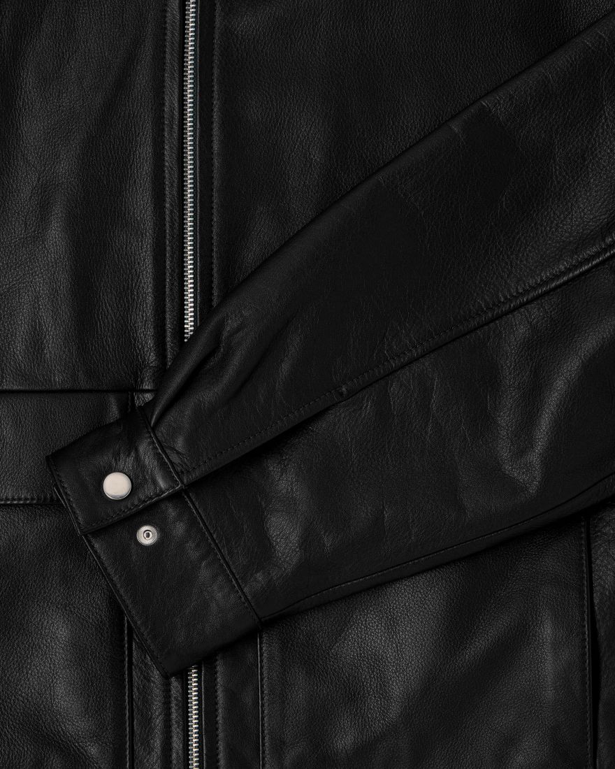 Edwin - Dogma Leather Jacket - Black - Vestes et Manteaux - I035716_89_00