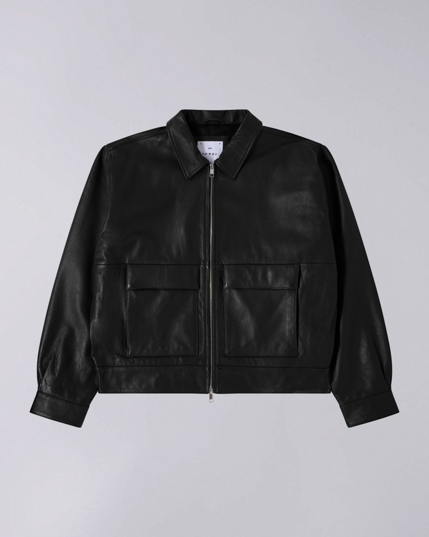 Edwin - Dogma Leather Jacket - Black - Vestes et Manteaux - I035716_89_00