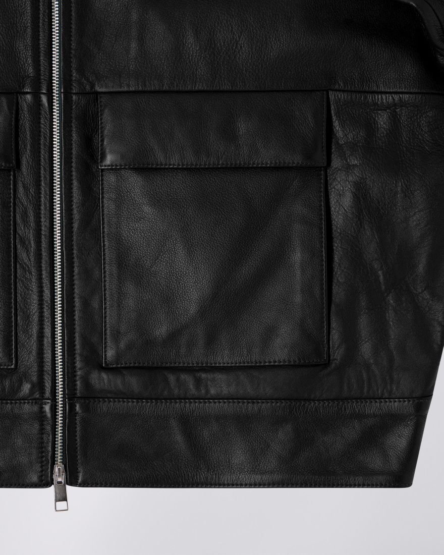 Edwin - Dogma Leather Jacket - Black - Vestes et Manteaux - I035716_89_00