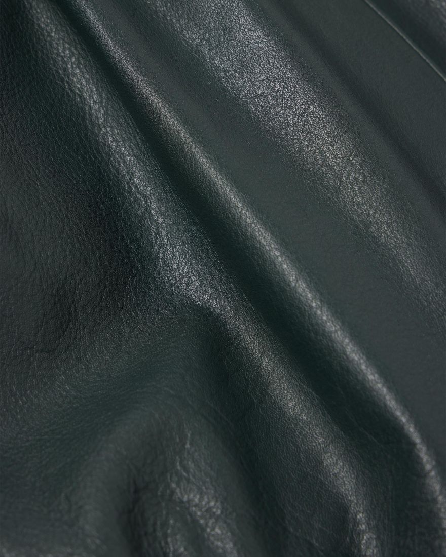 Edwin - Dogma Leather Jacket - Dark Green - Vestes et Manteaux - I035716_X6_00