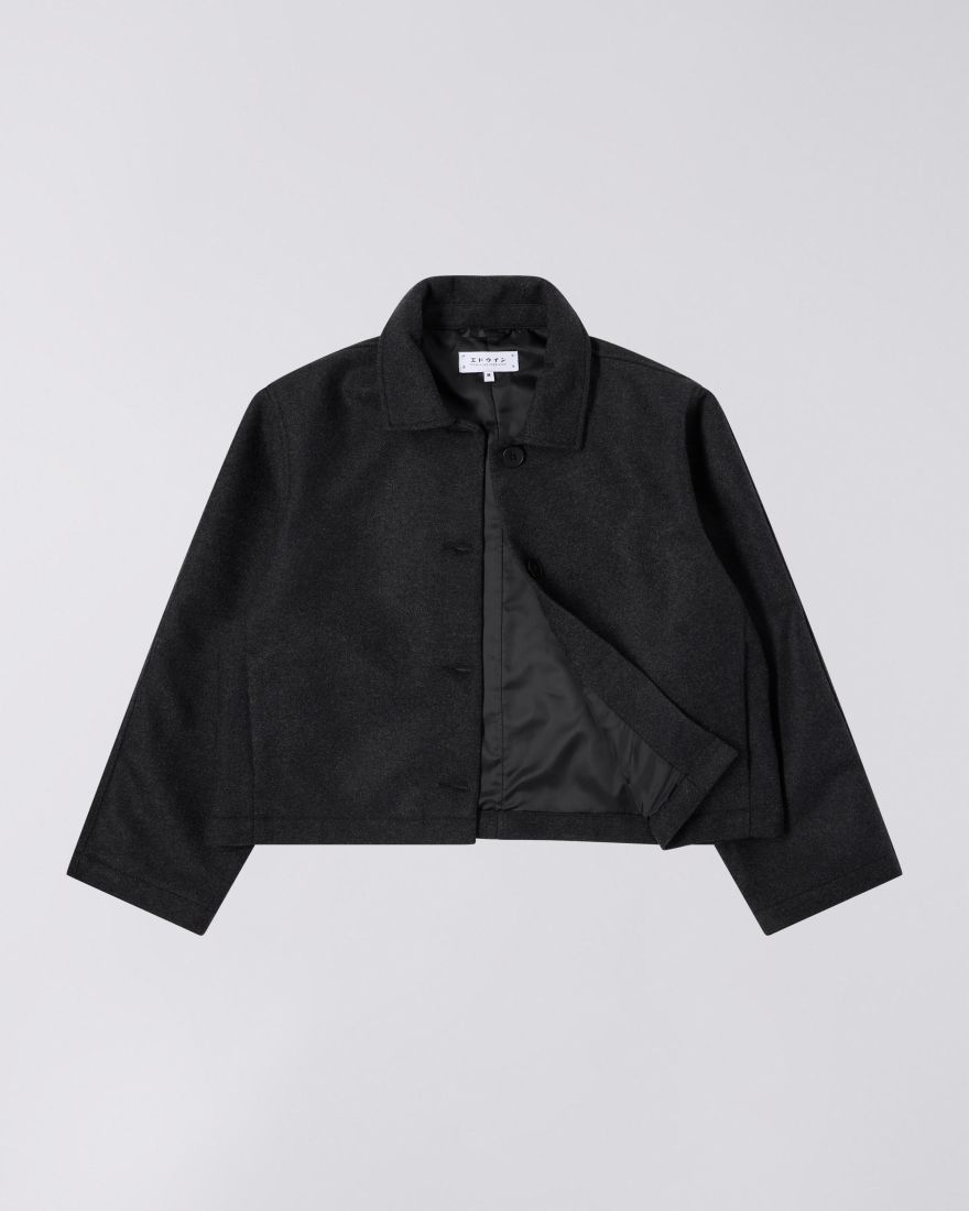 Edwin - W Sloan Jacket - Dark Grey Marl - Vestes et Manteaux - I035743_3F5_00