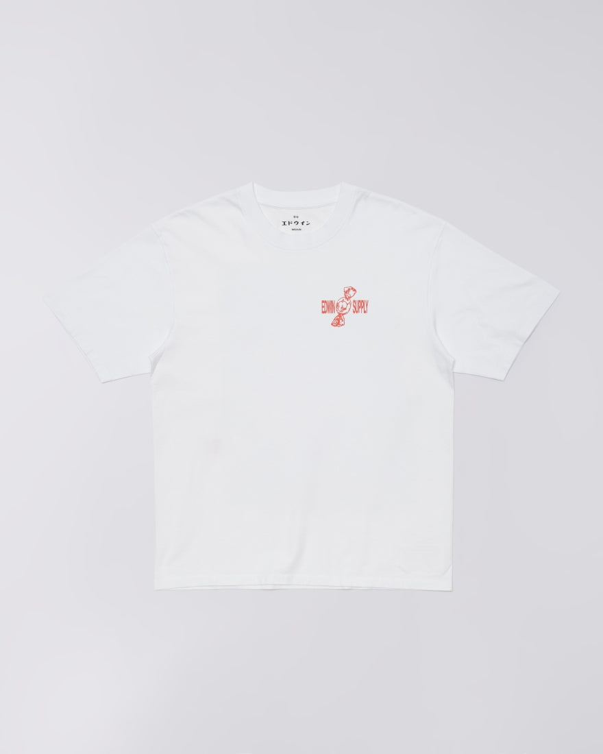 Edwin - T-shirt Sorry Tokyo - White