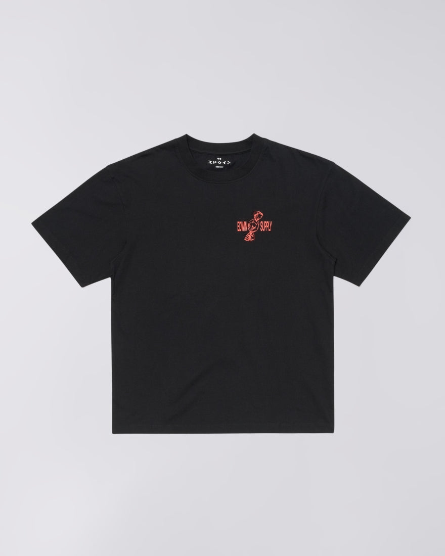Edwin - T-shirt Sorry Tokyo - Black