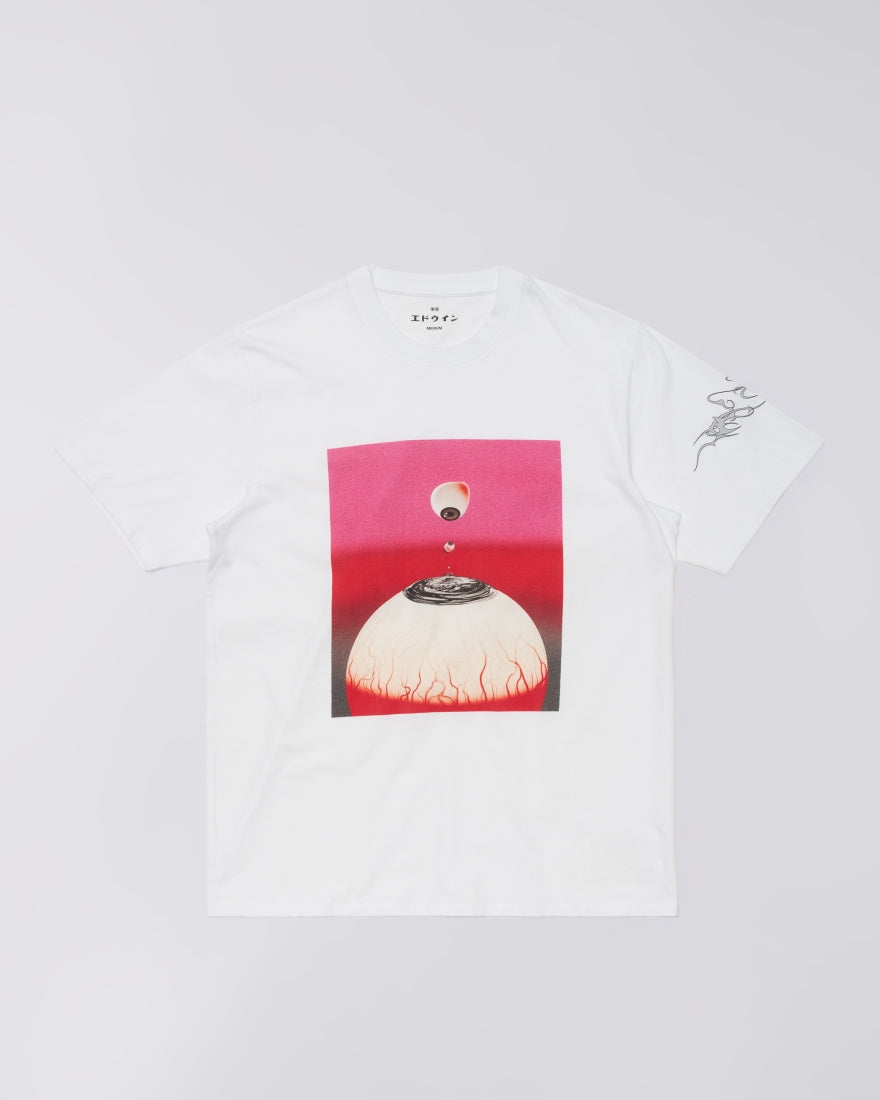 Edwin - T-shirt Hold My Gaze - White