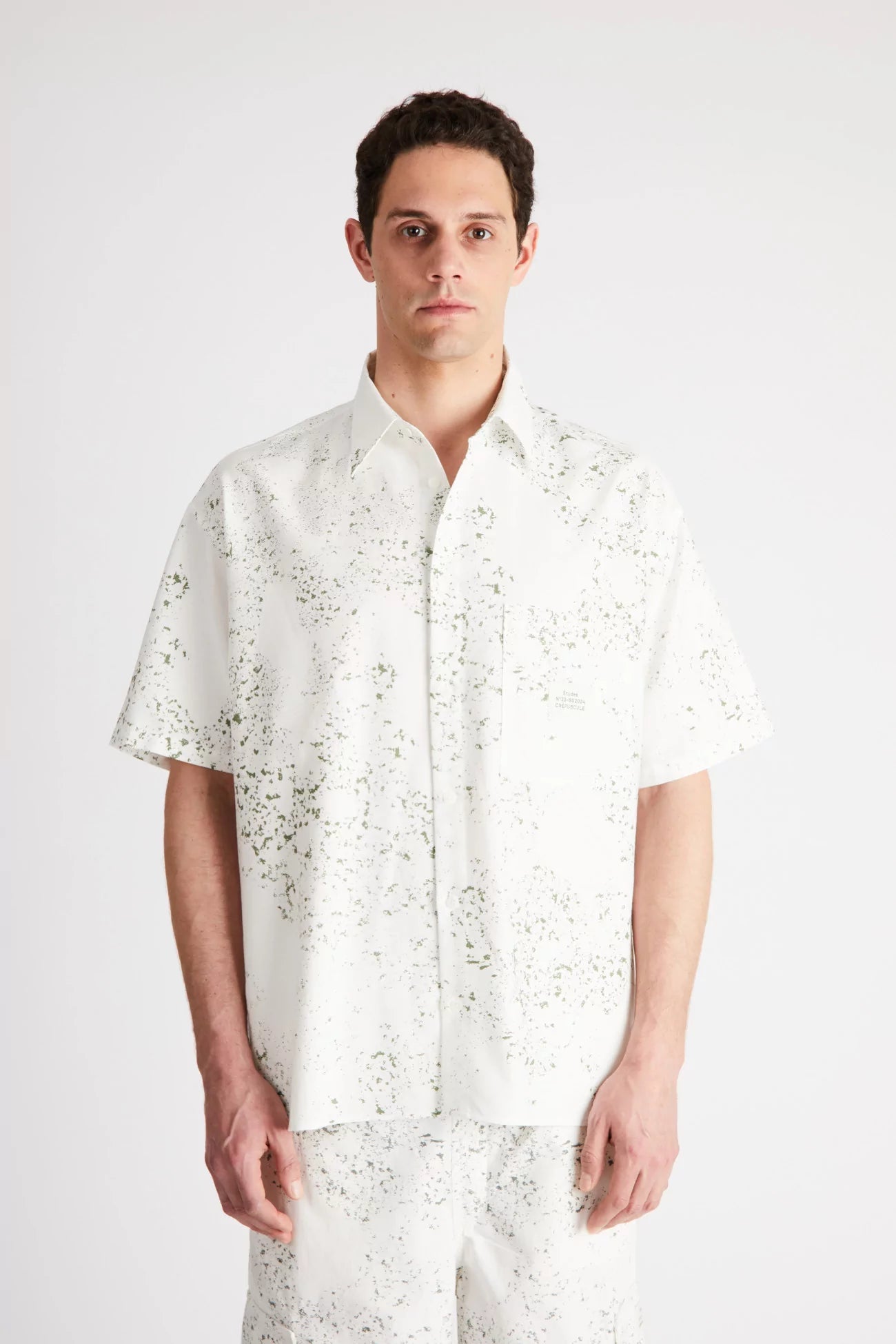 Etudes Studio - Stinger Canvas All Drips - White-Chemise-E24MM300A037P9