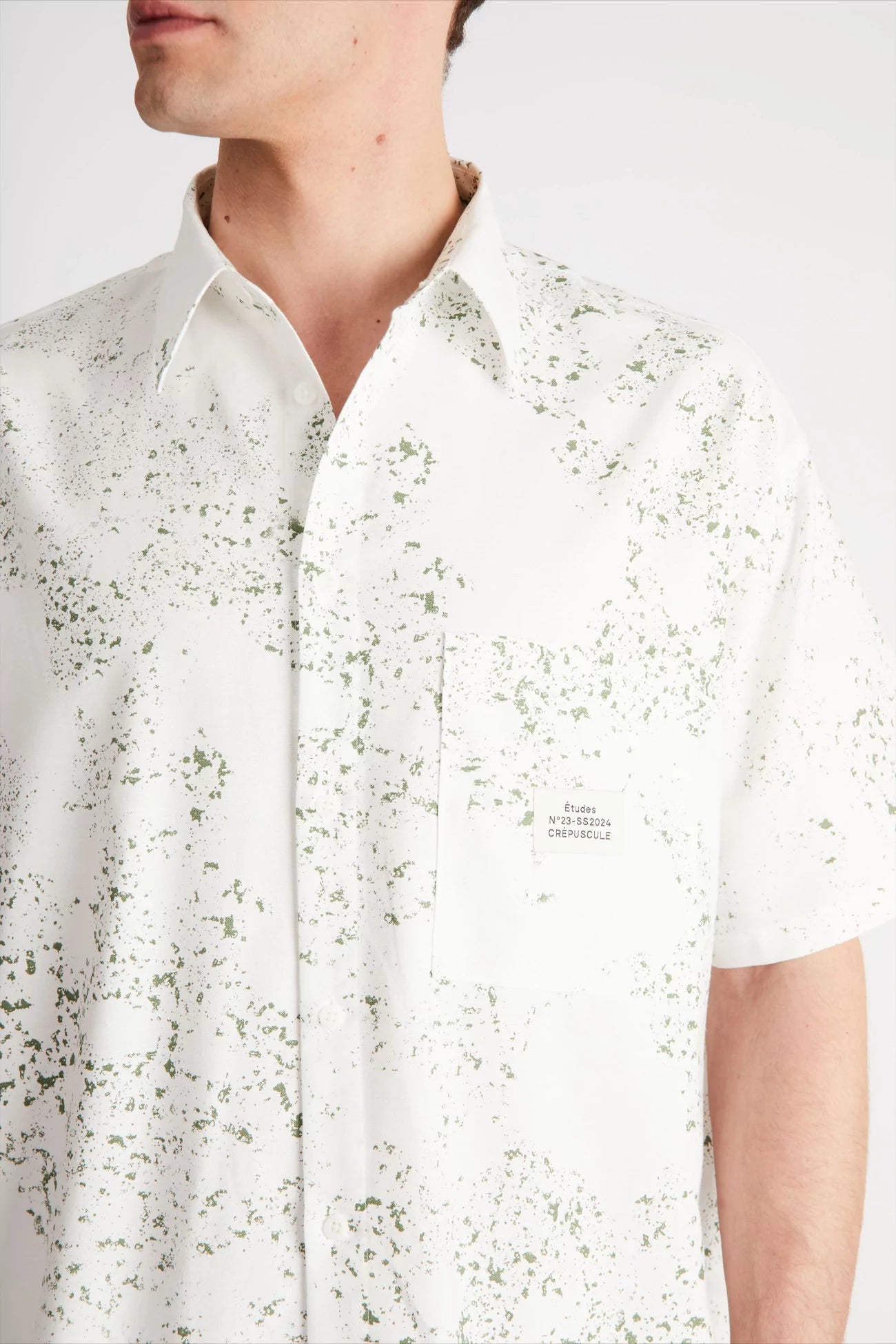 Etudes Studio - Stinger Canvas All Drips - White-Chemise-E24MM300A037P9