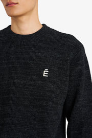 Etudes Studio - Regular Round Neck - Black - H24MMKNI600