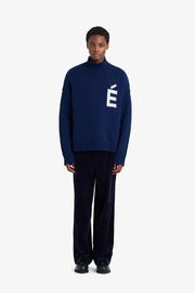 Etudes Studio - Turtle Neck - Navy - H24MMKNI610