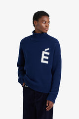 Etudes Studio - Turtle Neck - Navy - H24MMKNI610