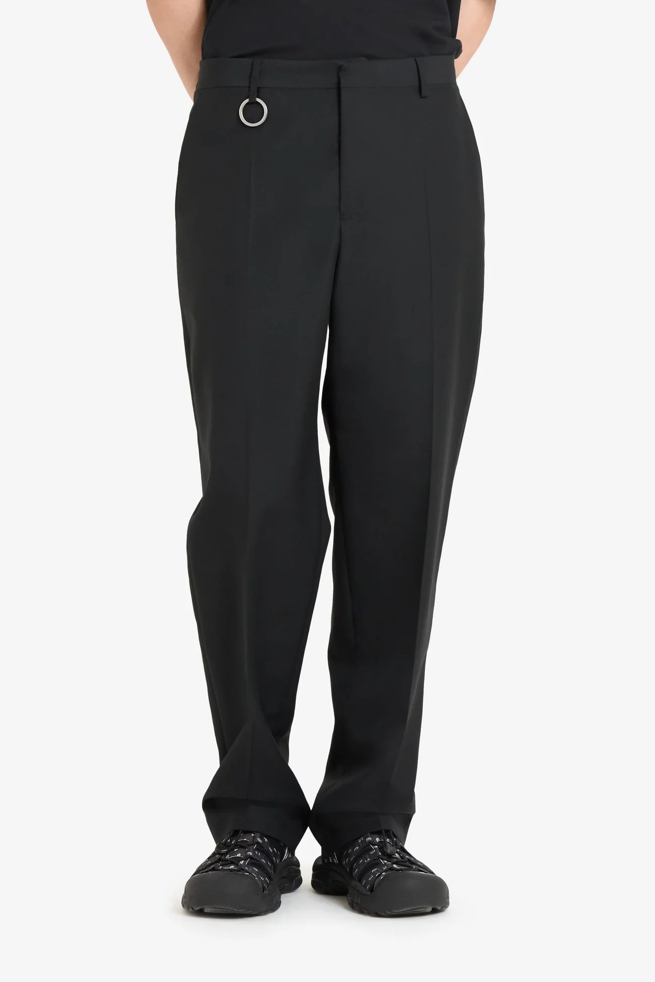 Etudes Studio - Wool Straight Suit Pant - Black - Pantalons et Shorts - E25MMTRO870