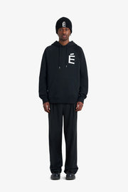 Etudes Studio - Loose Hoodie Big E - Black - Pulls et Sweats - H24MMSWE271