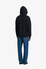 Etudes Studio - Regular Zip Hoodie E - Black - Pulls et Sweats - H24MMSWE263