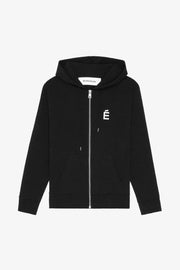 Etudes Studio - Regular Zip Hoodie E - Black - Pulls et Sweats - H24MMSWE263