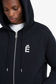 Etudes Studio - Regular Zip Hoodie E - Black - Pulls et Sweats - H24MMSWE263