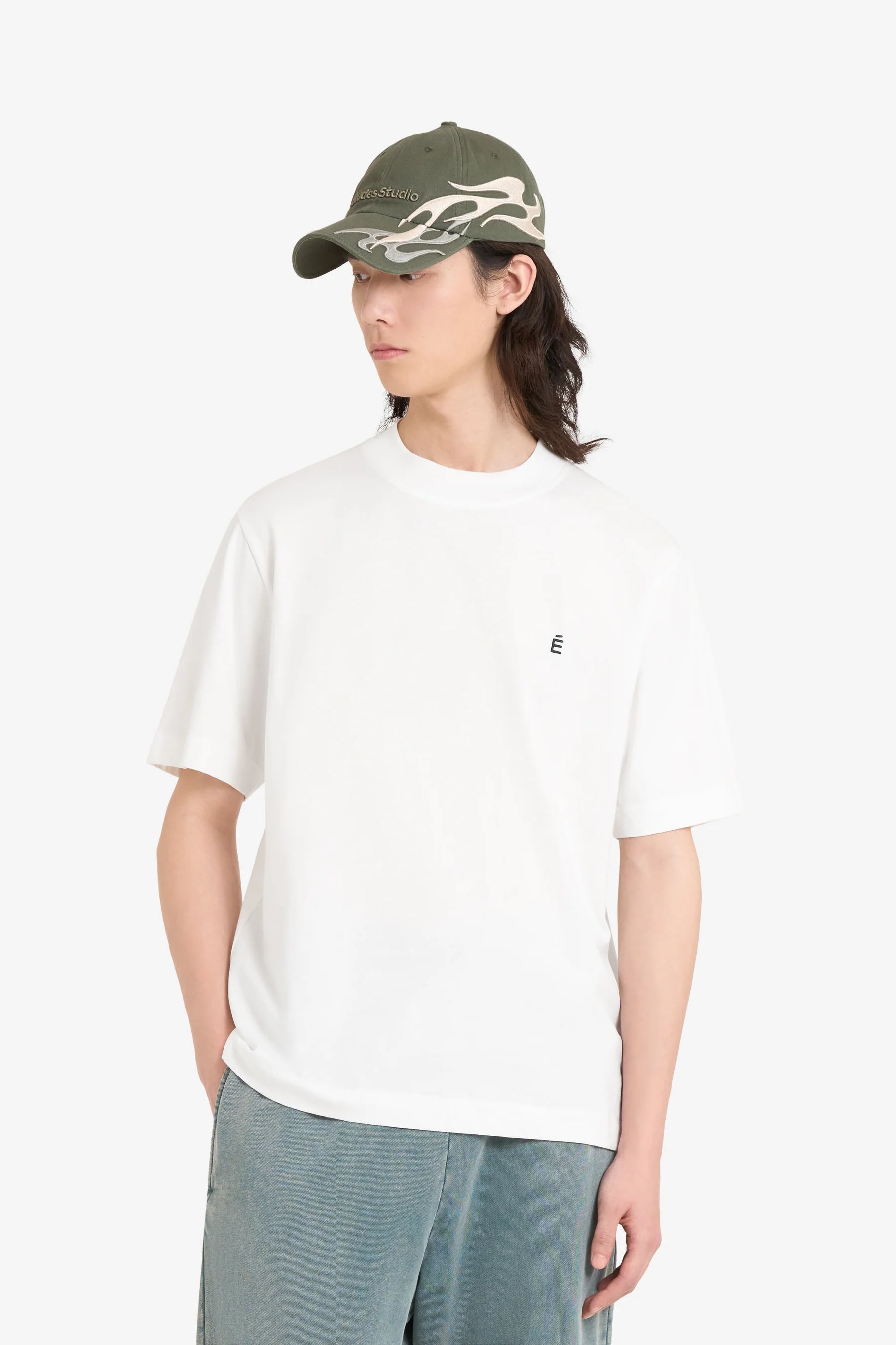 Etudes Studio - Classic T-shirt E - White - T-shirt - E25MMTSH150 - 00
