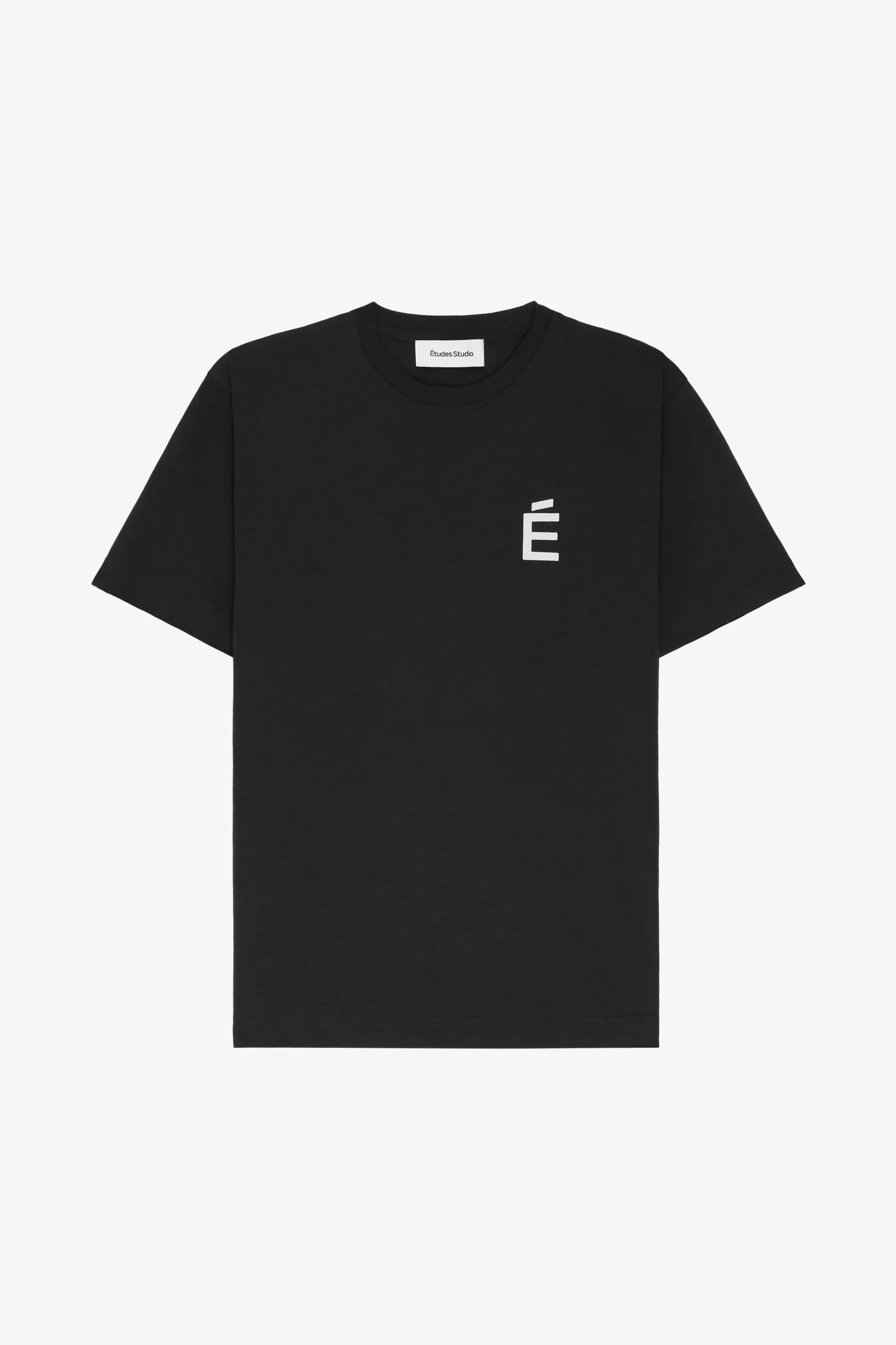 Etudes Studio - Regular T-shirt E - Noir - T-shirt - E25MMTSH100 - 99