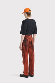 Etudes Studio - Side Denim Dyed Paint Pant - Orange-T-shirt-E24MM570C00720