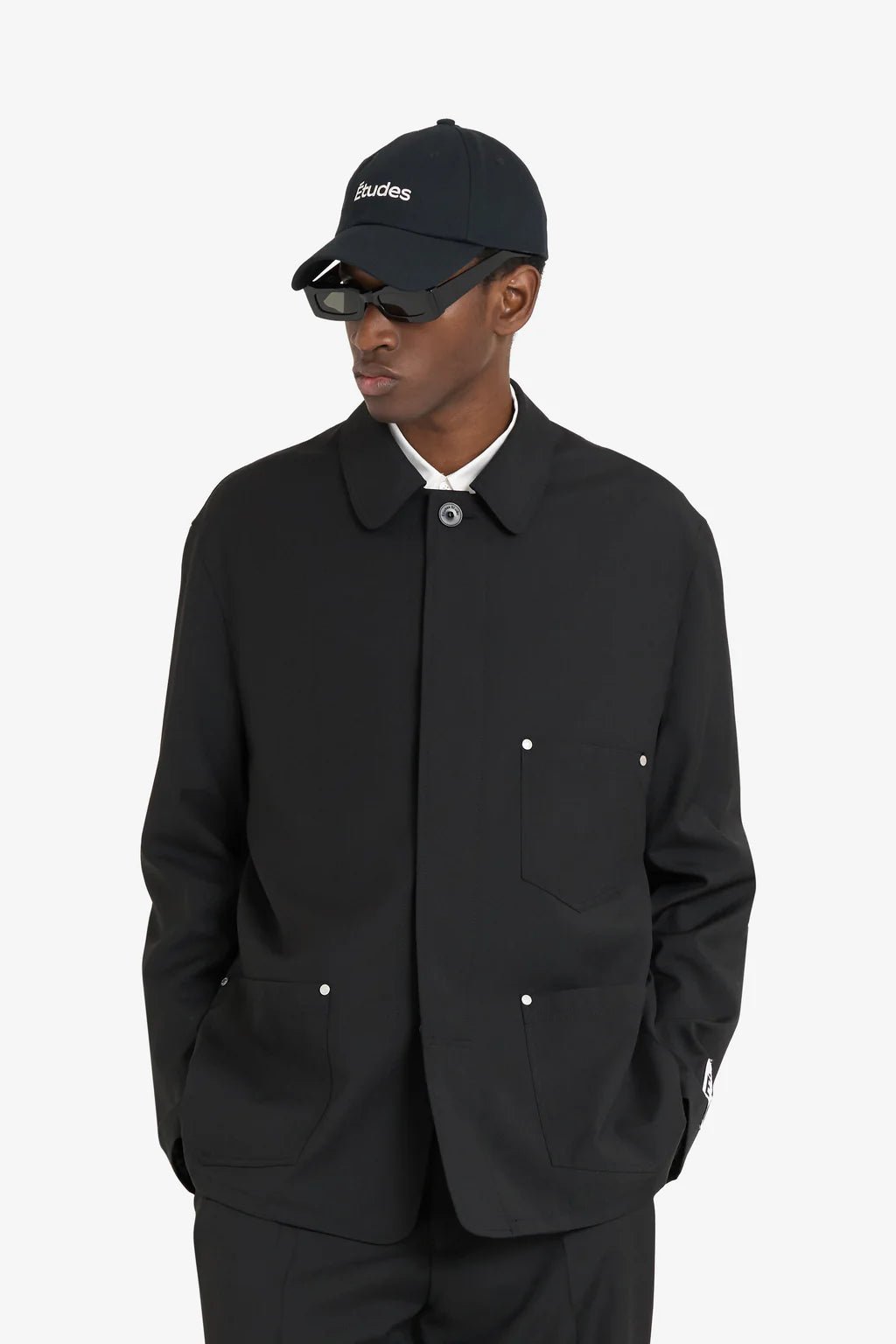 Etudes Studio - Dressed Up Worker Jacket - Black - Vestes et Manteaux - E25MMOUT723 - 99
