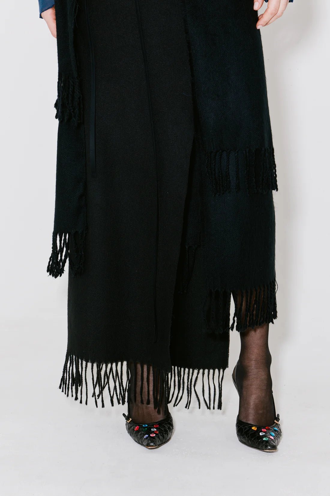 Façon Jacmin - Jayne Upcycling Skirt - Black - Jupes et Pantalons - 