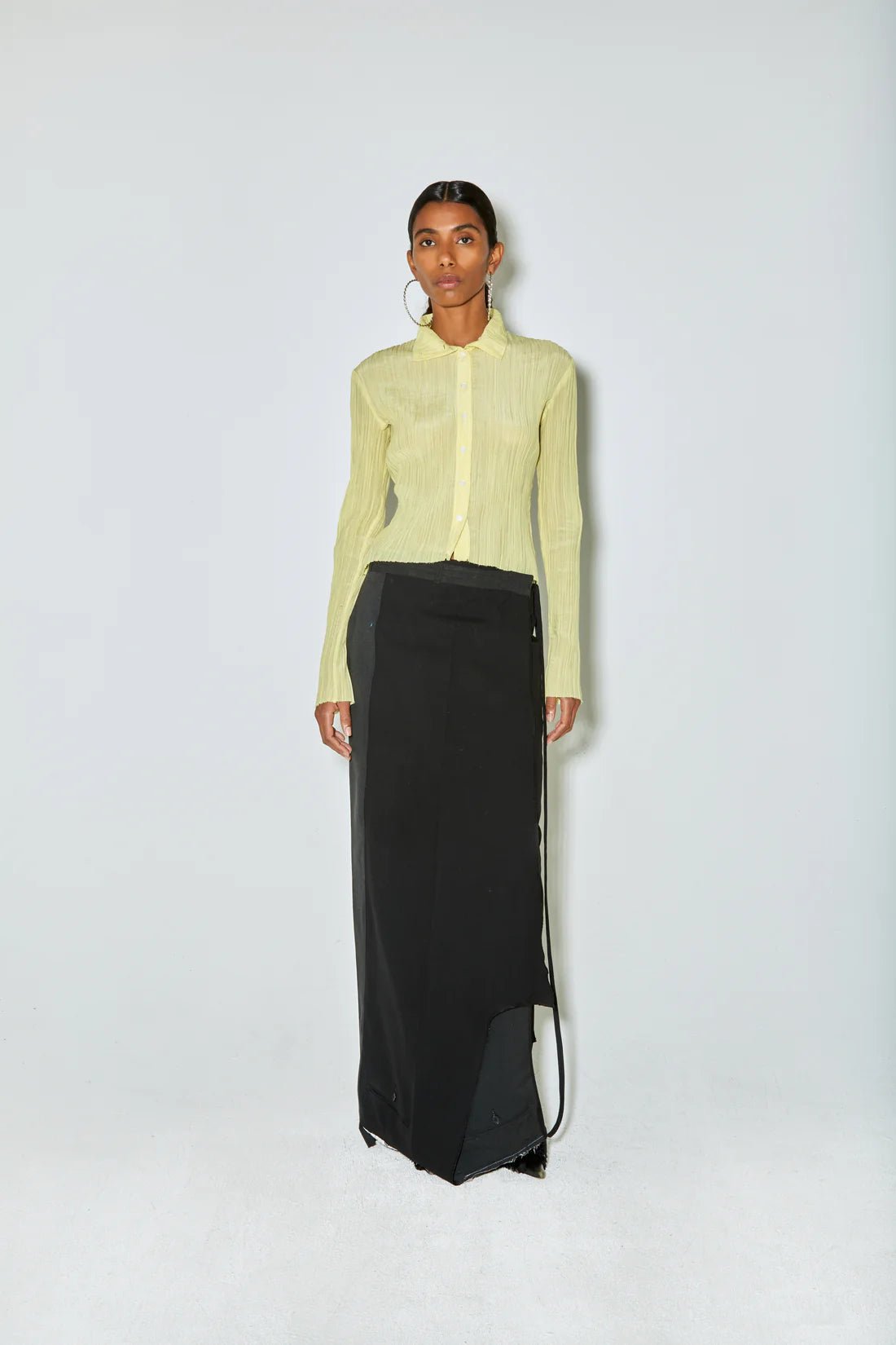 Façon Jacmin - Jellie Skirt Upcycled Tailoring - Black - Jupes et Pantalons - JELLIE