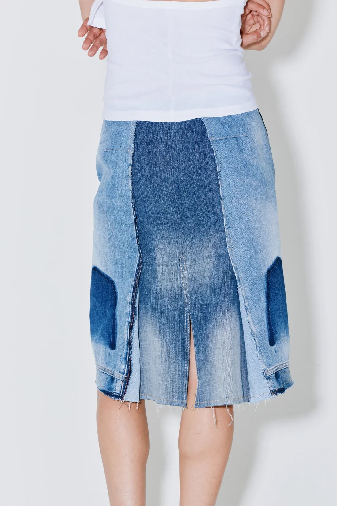 Façon Jacmin - Jille Skirt Light Blue-Skirts and Trousers-