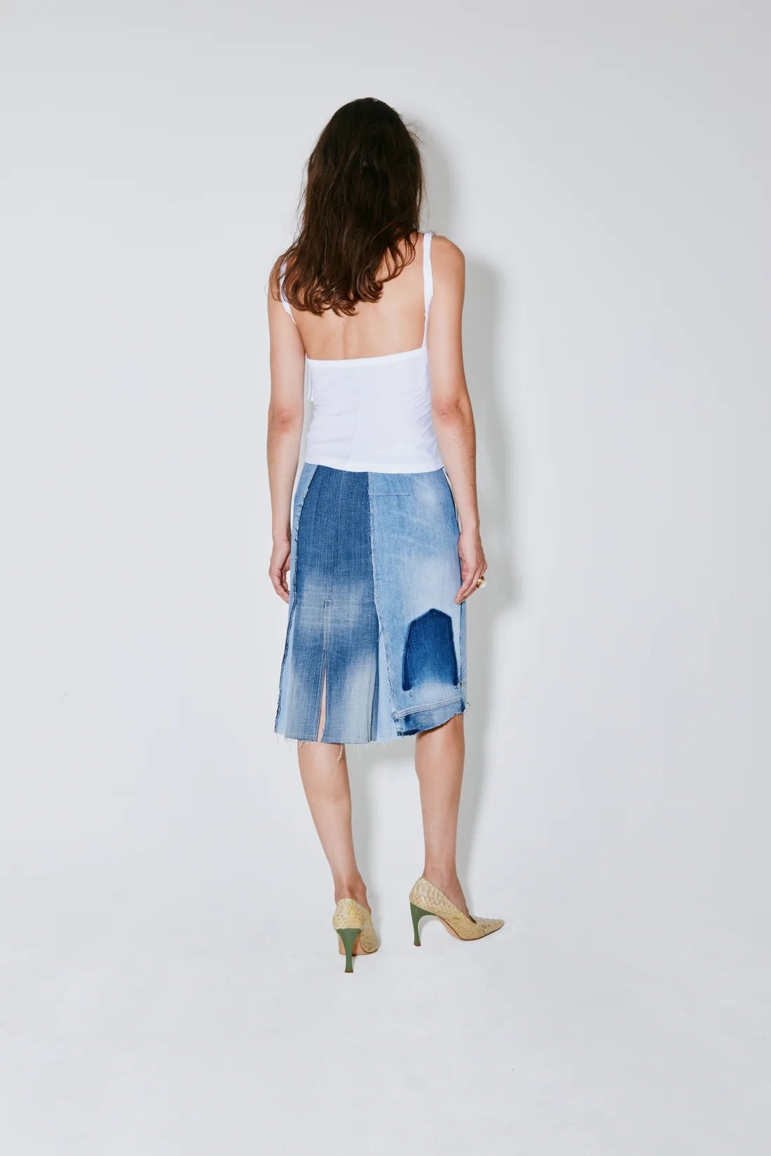 Façon Jacmin - Jille Skirt Light Blue-Skirts and Trousers-