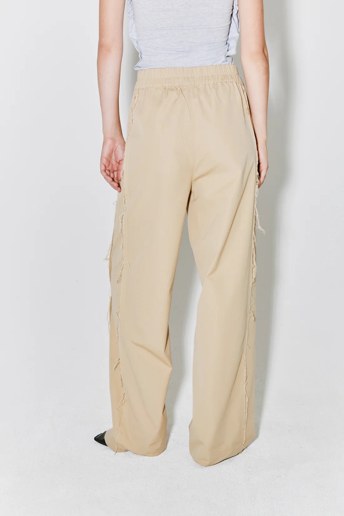 Façon Jacmin - Pantalon Polly - Beige - Jupes et Pantalons - POLLY