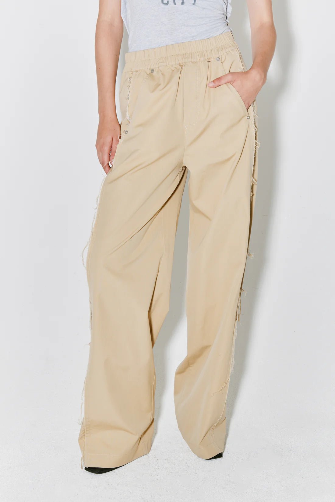 Façon Jacmin - Pantalon Polly - Beige - Jupes et Pantalons - POLLY