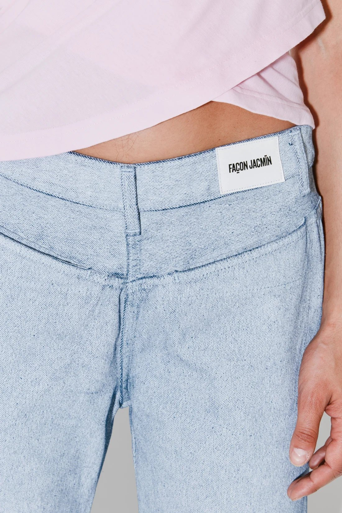 Façon Jacmin - Peterson Pants White on Blue-Skirts and Trousers-