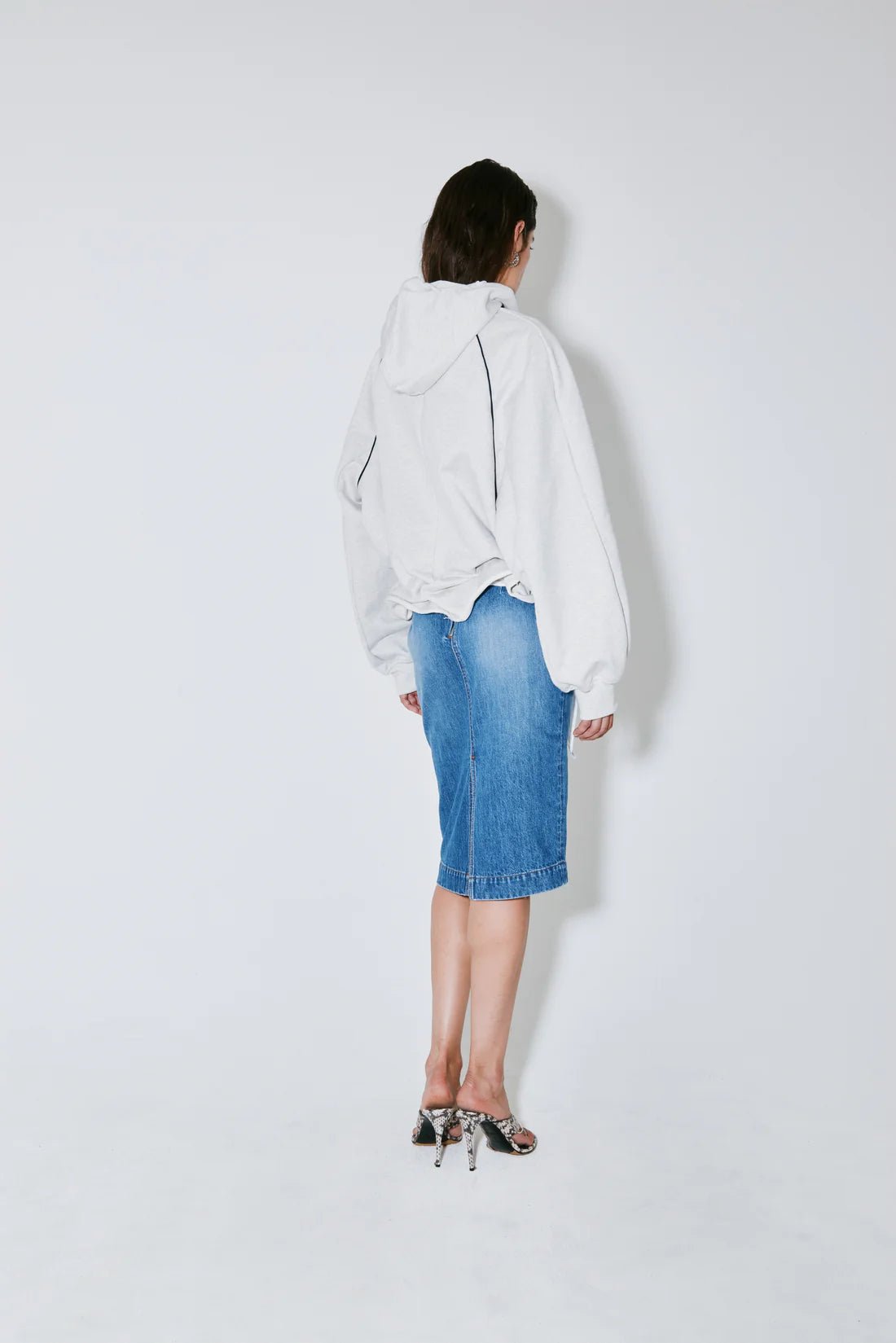 Façon jacmin - Soulwax Hoodie - Light Grey - Pulls et Sweats - 