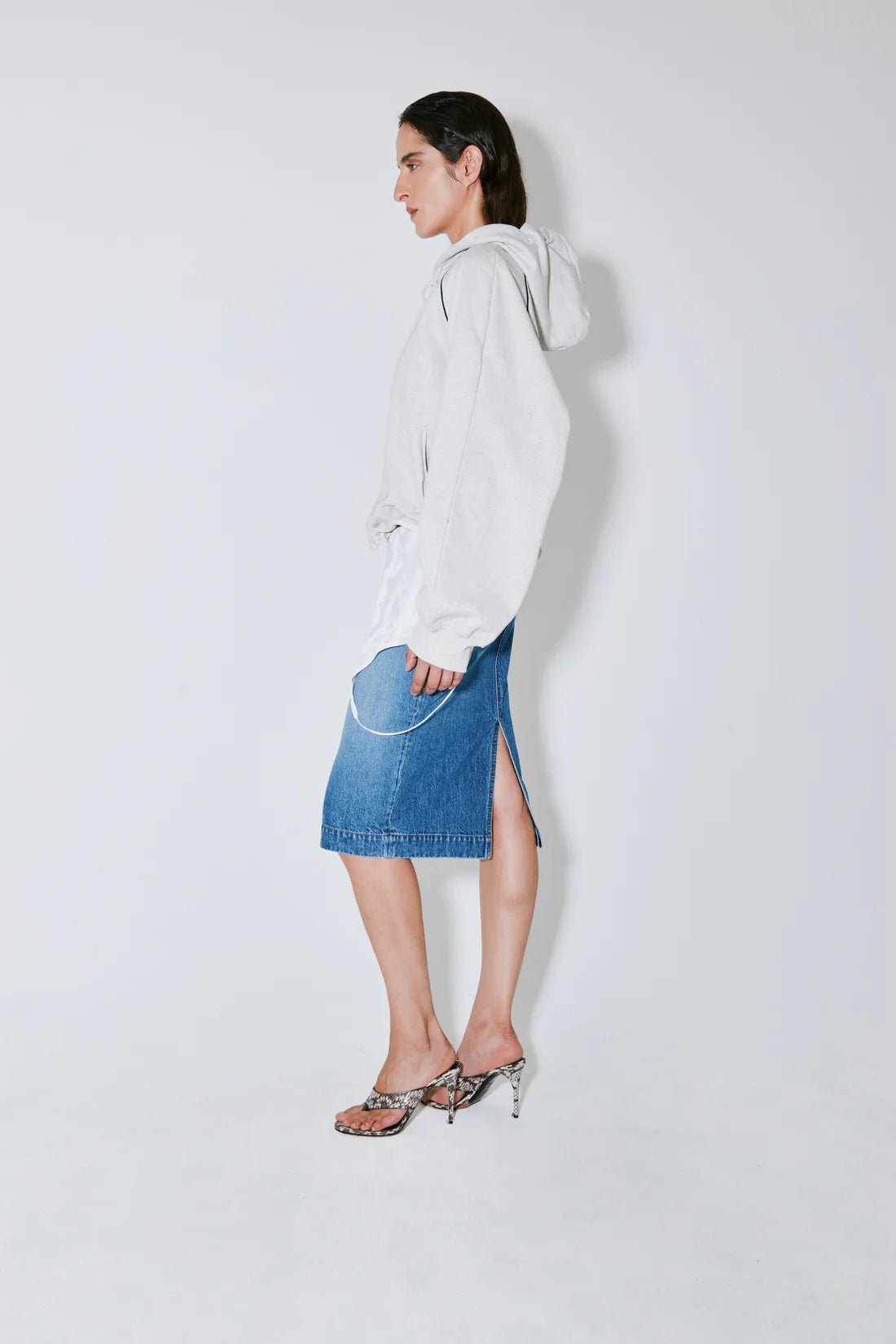 Façon jacmin - Soulwax Hoodie - Light Grey - Pulls et Sweats - 