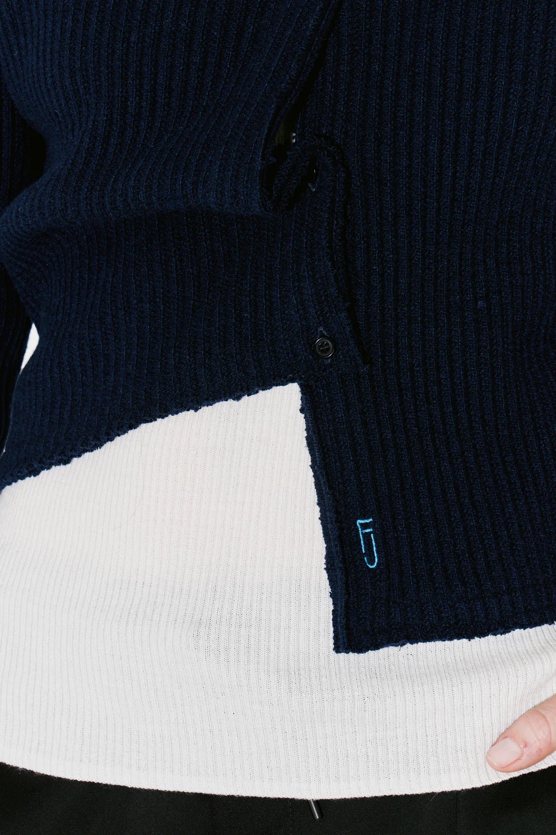 Façon Jacmin - Tressy Cardigan - Navy - Pulls et Sweats - 