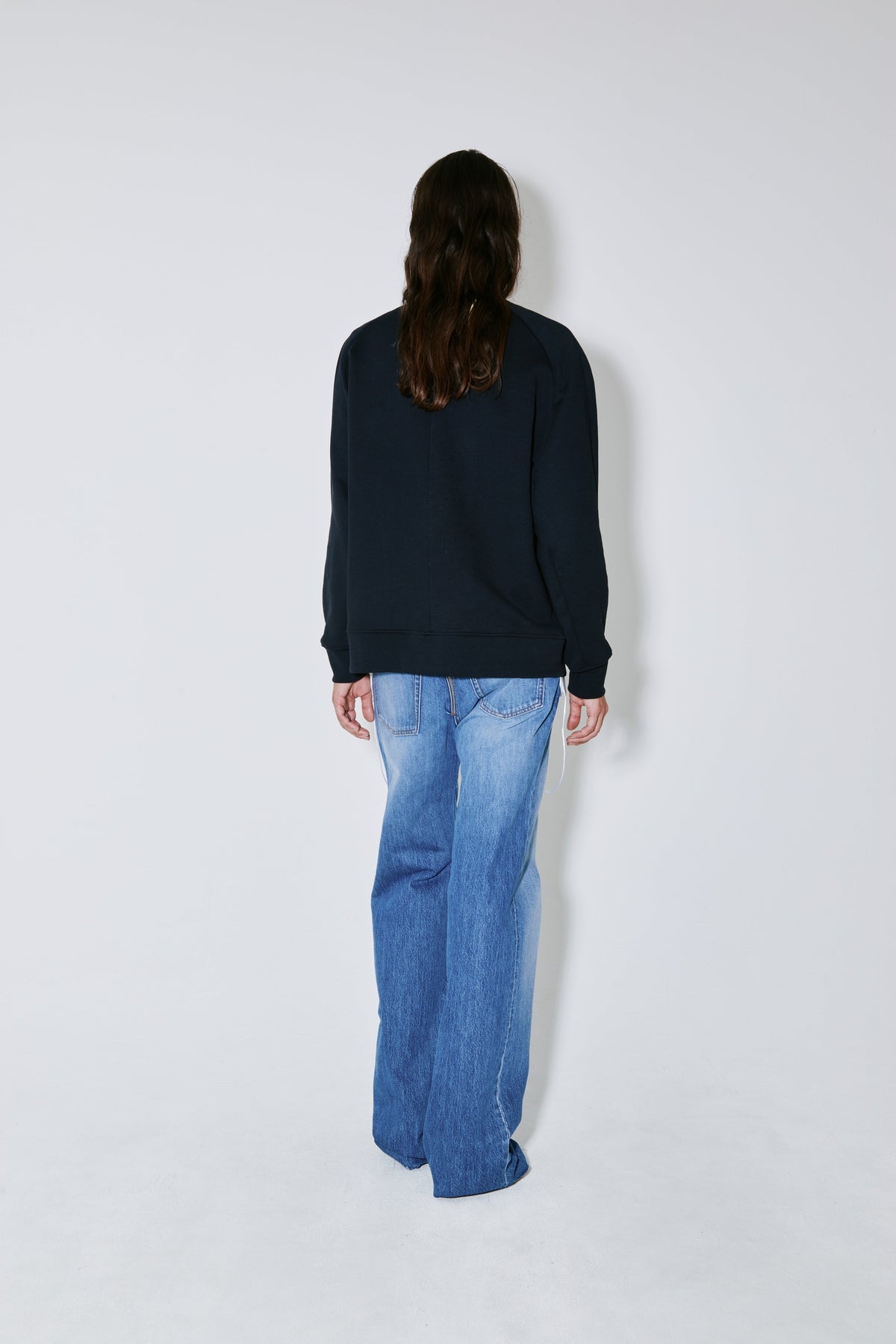Façon Jacmin - Solar Sweatshirt - Black, portée, vue de dos
