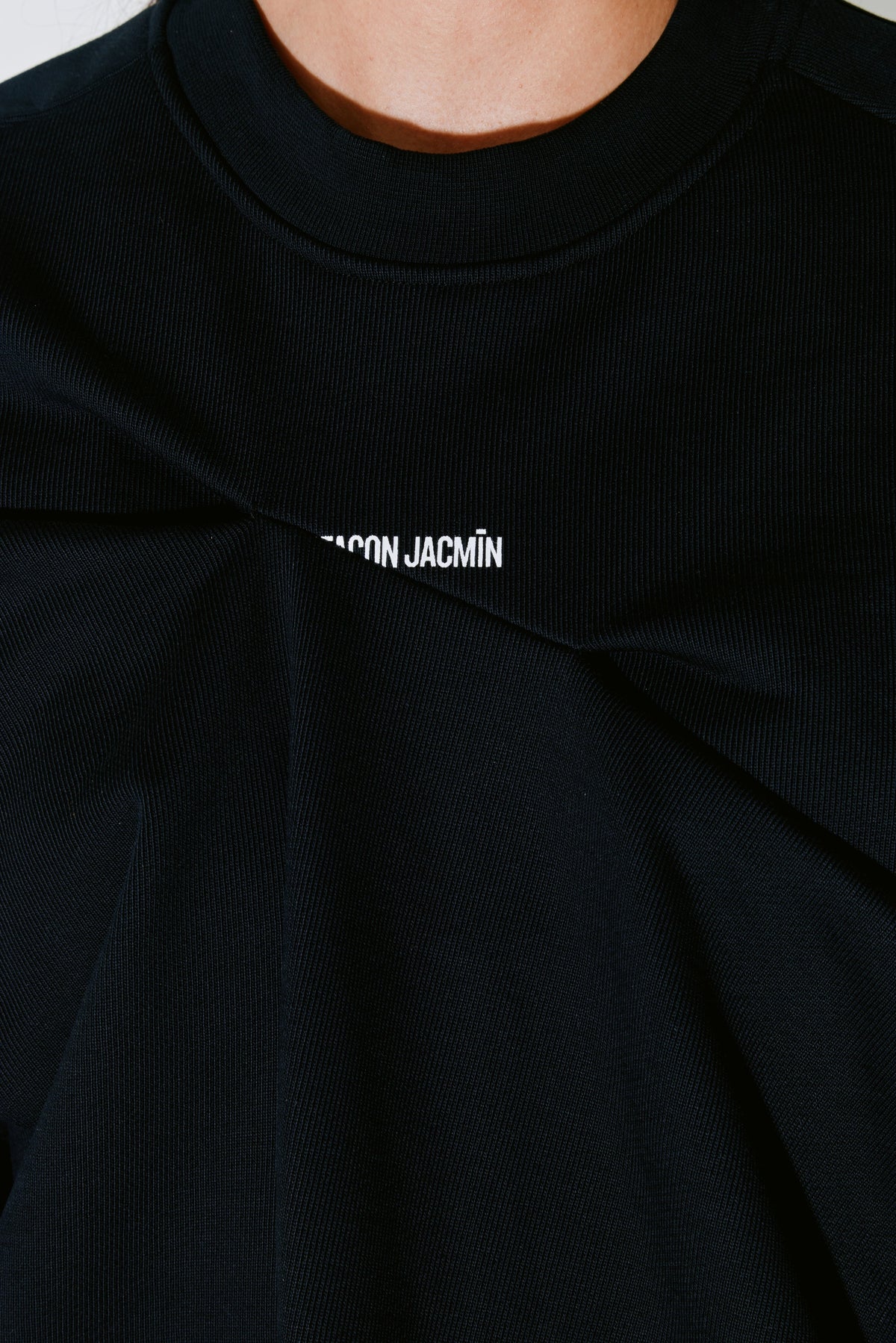Façon Jacmin - Solar Sweatshirt - Black, détail du logo