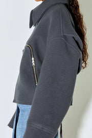 Façon Jacmin - Marty Wool Jacket - Grey - Tops - MARTY