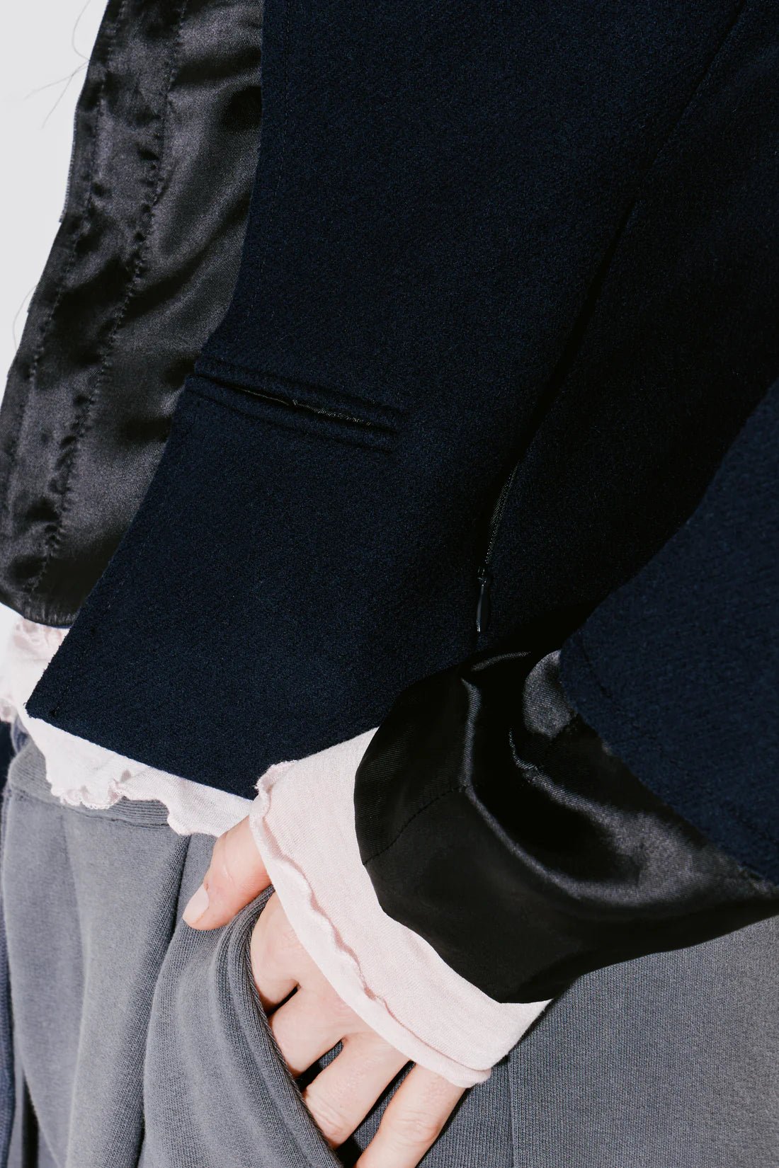 Façon Jacmin - Vella Jacket - Blue/Black - Vestes et Manteaux - 