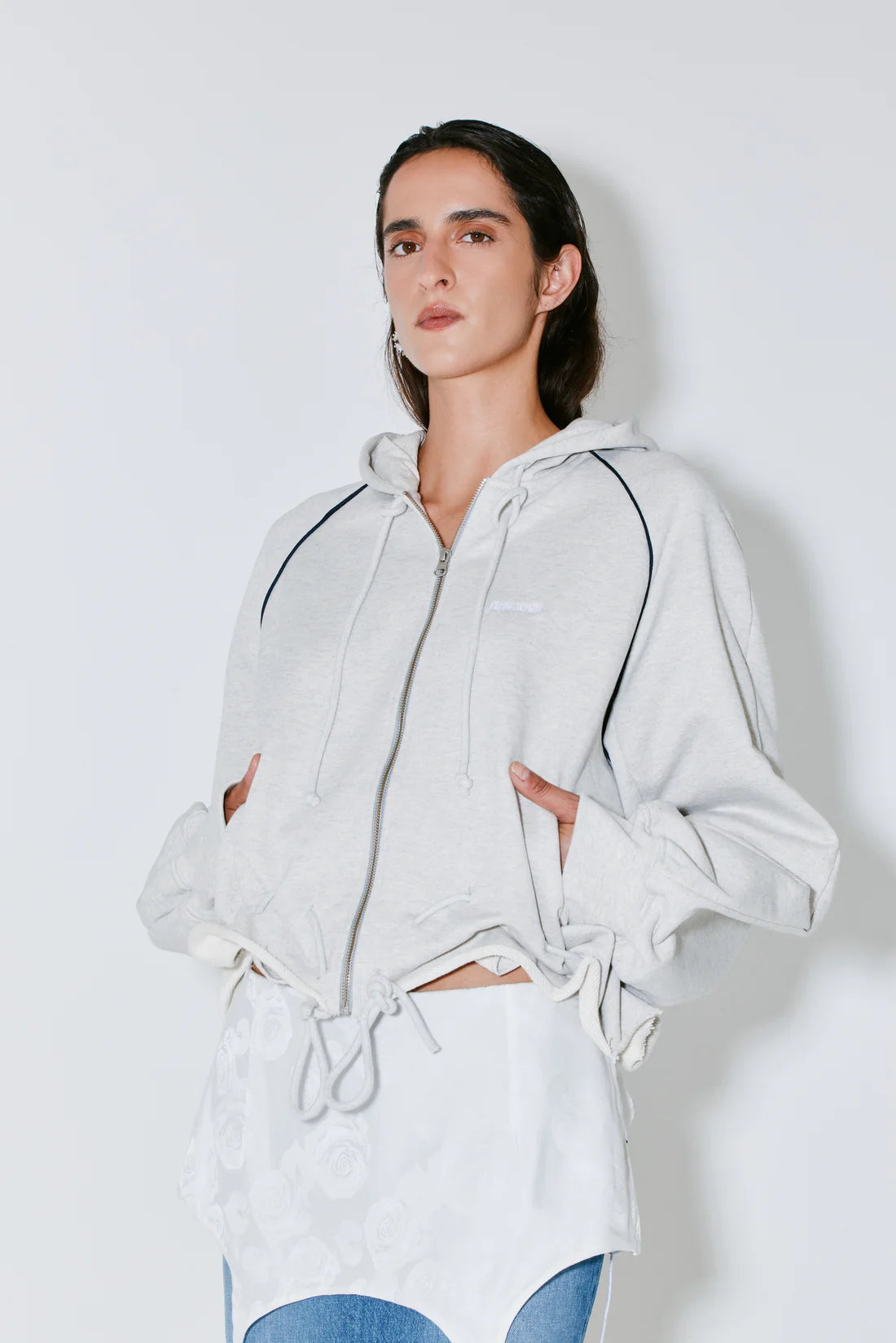 Façon jacmin - Soulwax Hoodie - Light Grey